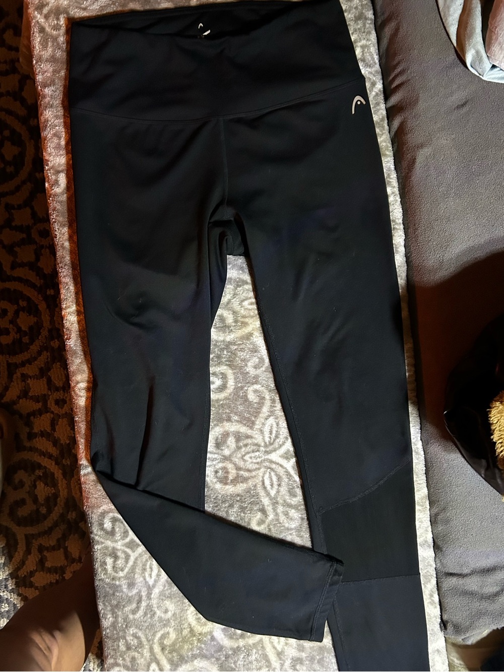 Head Black Women's Performance Leggings Sz M